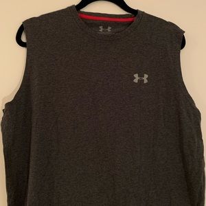 Under armour sleeveless T-shirt gray size L